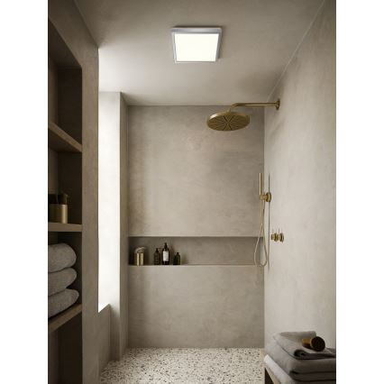Nordlux - LED Dimmable Bathroom Ceiling Light OJA LED/14,5W/230V 3000/4000K IP54 30x30 cm
