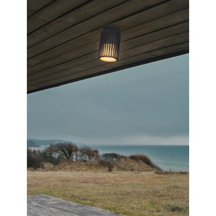 Nordlux - Outdoor ceiling light ALUDRA 1xE27/15W/230V anthracite
