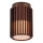 Nordlux - Outdoor ceiling light ALUDRA 1xE27/15W/230V brown