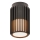 Nordlux - Outdoor ceiling light ALUDRA 1xE27/15W/230V d. 12,4 cm black