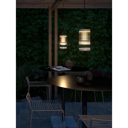 Nordlux - Outdoor chandelier on a string COUPAR 1xE27/25W/230V IP33 white
