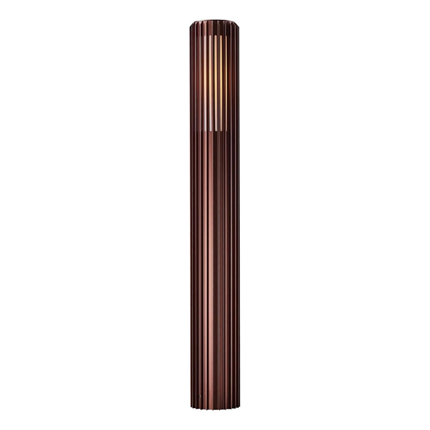 Nordlux - Outdoor lamp ALUDRA 1xE27/15W/230V IP44 brown 95,4 cm
