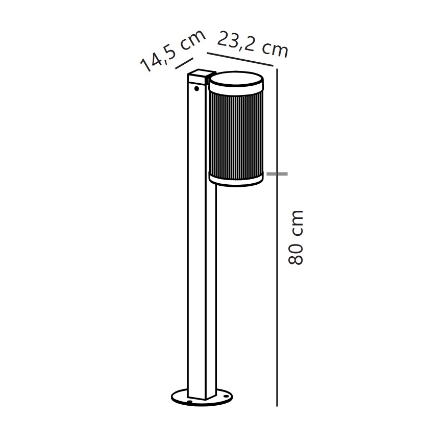 Nordlux - Outdoor lamp COUPAR 1xE27/25W/230V IP54 white