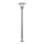 Nordlux - Outdoor lamp LONSTRUP 1xE27/60W/230V IP44 matte chrome 116 cm