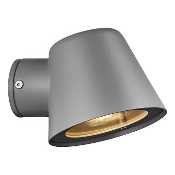 Nordlux - Outdoor wall light ALERIA 1xGU10/35W/230V IP44 grey