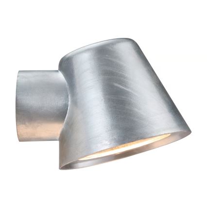 Nordlux - Outdoor wall light ALERIA 1xGU10/35W/230V IP44 silver