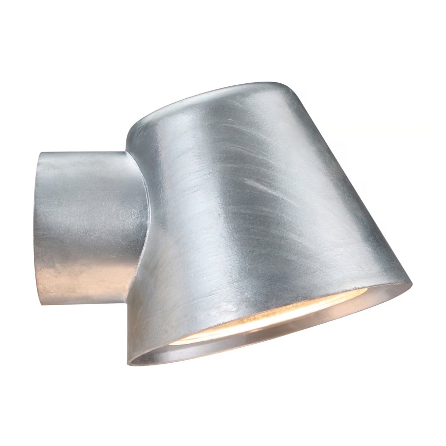Nordlux - Outdoor wall light ALERIA 1xGU10/35W/230V IP44 silver