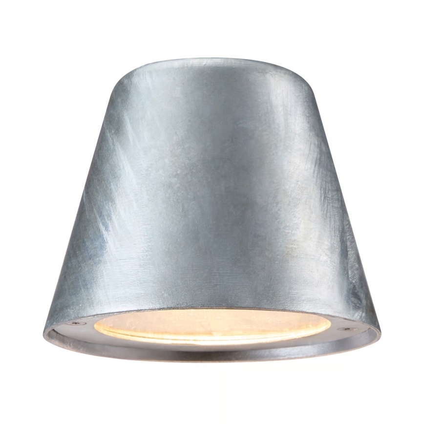 Nordlux - Outdoor wall light ALERIA 1xGU10/35W/230V IP44 silver