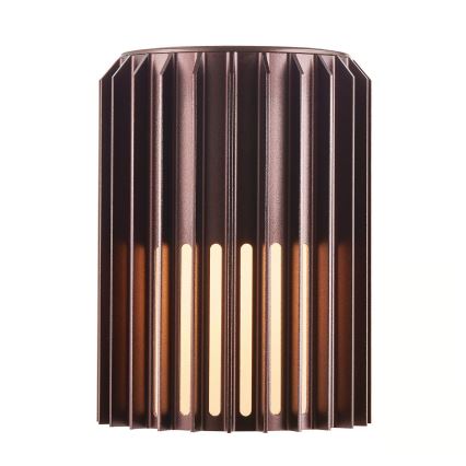 Nordlux - Outdoor wall light ALUDRA 1xE27/15W/230V brown