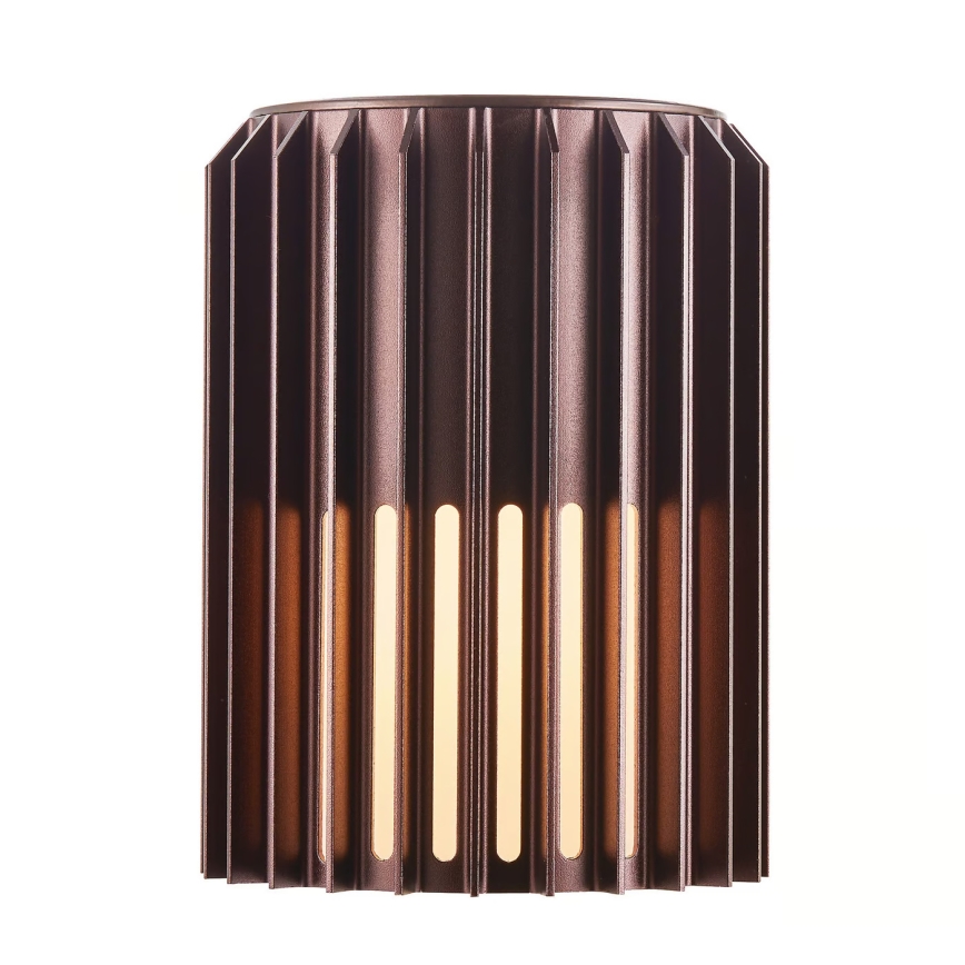 Nordlux - Outdoor wall light ALUDRA 1xE27/15W/230V brown