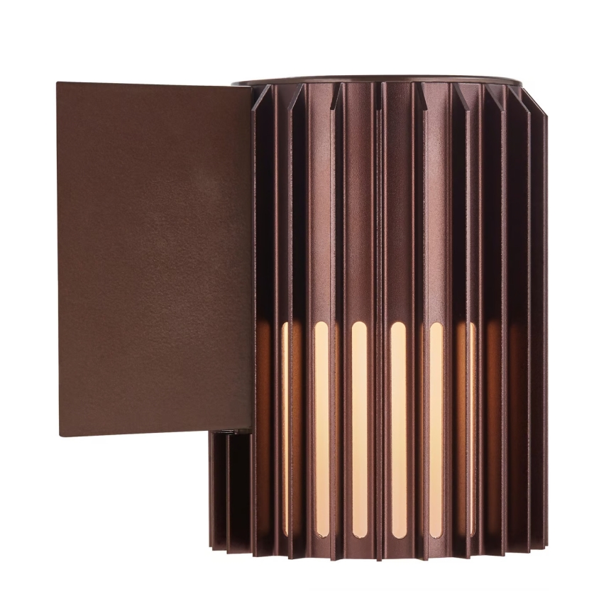 Nordlux - Outdoor wall light ALUDRA 1xE27/15W/230V brown