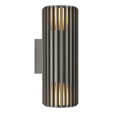Nordlux - Outdoor wall light ALUDRA 2xE27/15W/230V IP54 anthracite