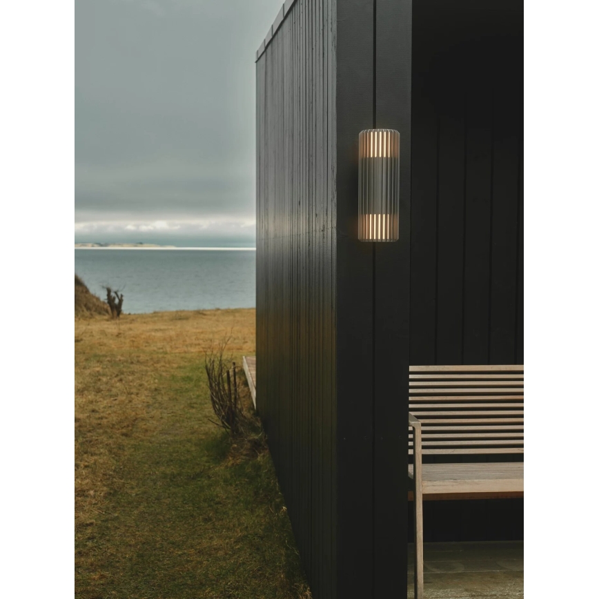 Nordlux - Outdoor wall light ALUDRA 2xE27/15W/230V IP54 anthracite