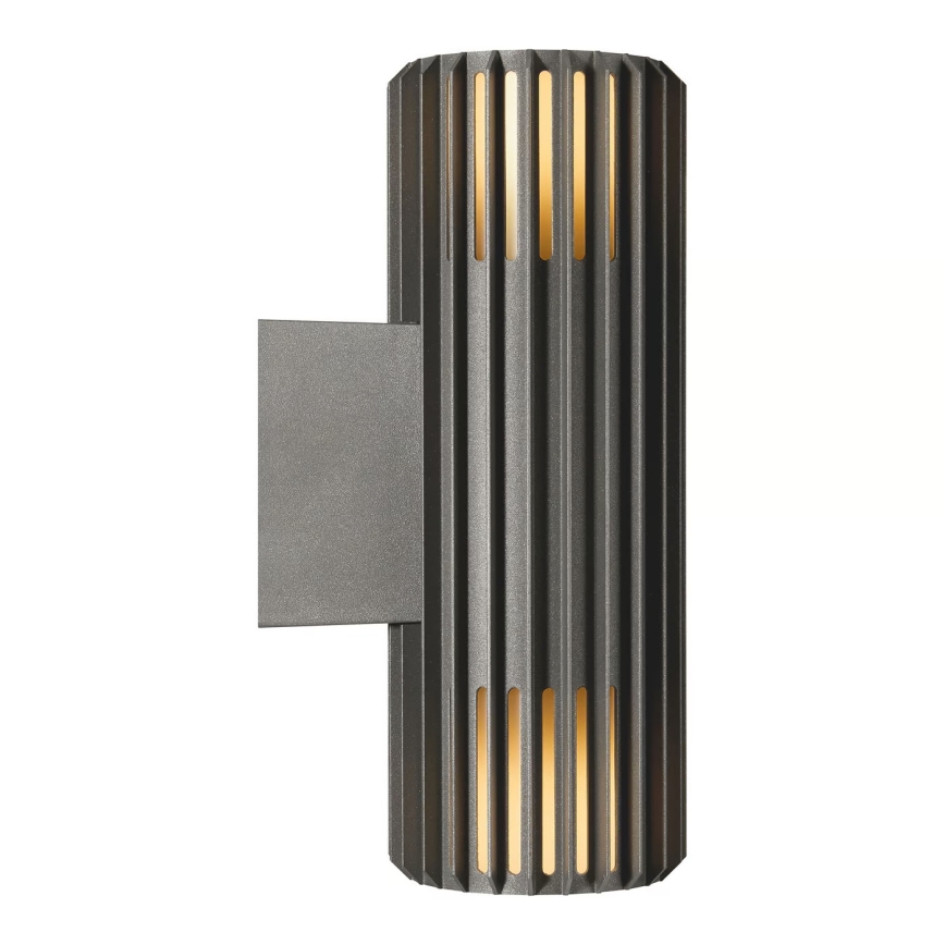 Nordlux - Outdoor wall light ALUDRA 2xE27/15W/230V IP54 anthracite