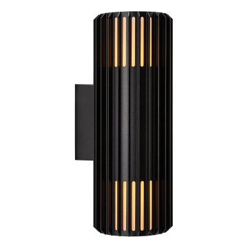 Nordlux - Outdoor wall light ALUDRA 2xE27/15W/230V IP54 black
