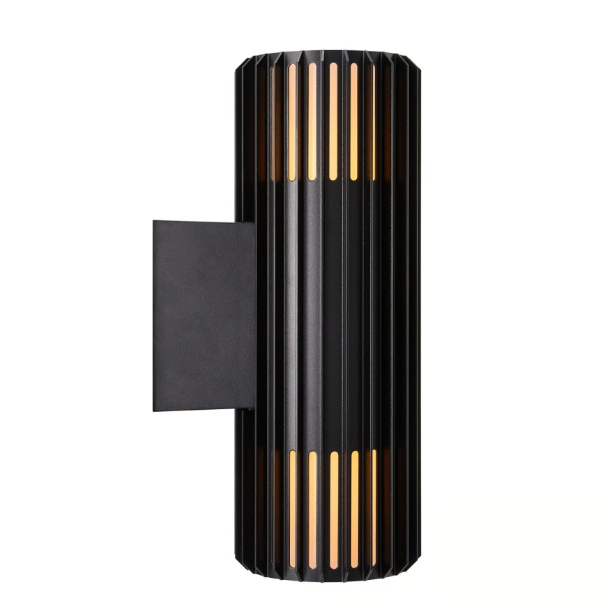 Nordlux - Outdoor wall light ALUDRA 2xE27/15W/230V IP54 black