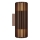 Nordlux - Outdoor wall light ALUDRA 2xE27/15W/230V IP54 brown