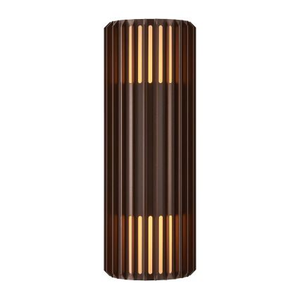 Nordlux - Outdoor wall light ALUDRA 2xE27/15W/230V IP54 brown