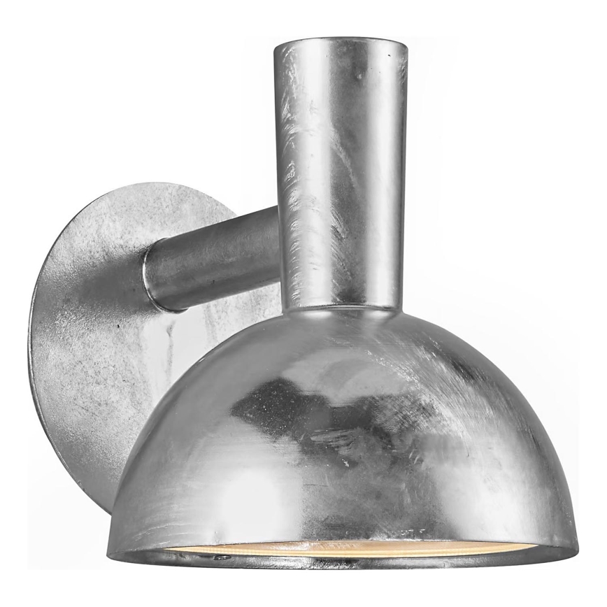 Nordlux - Outdoor wall light ARKI 1xE27/20W/230V IP54 silver