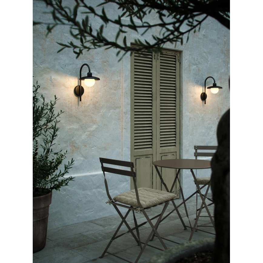 Nordlux - Outdoor wall light BERLO 1xE27/10W/230V IP44