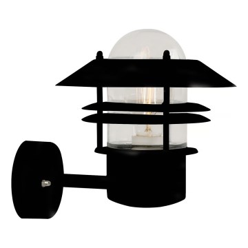 Nordlux - Outdoor wall light BLOKHUS 1xE27/60W/230V IP54 black