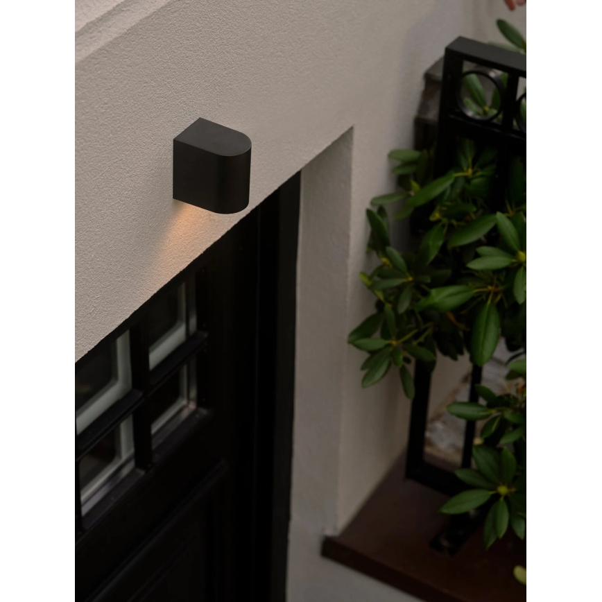 Nordlux - Outdoor wall light DION 1xGU10/25W/230V IP44 black