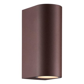 Nordlux - Outdoor wall light DION 2xGU10/25W/230V IP44 rezavá