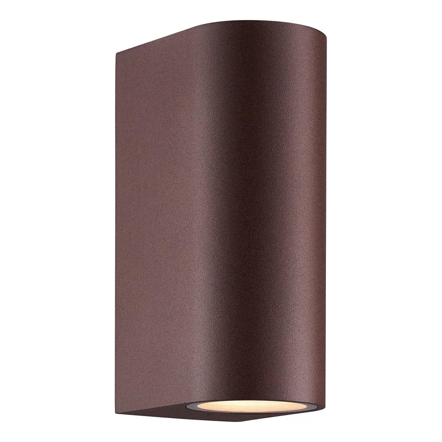 Nordlux - Outdoor wall light DION 2xGU10/25W/230V IP44 rezavá