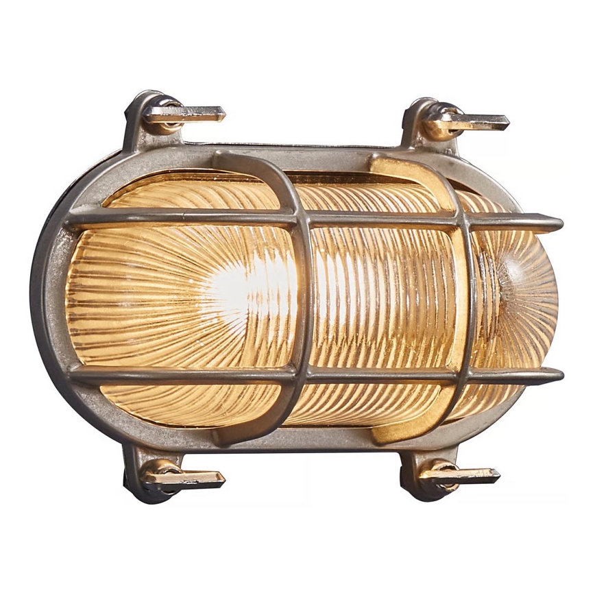 Nordlux - Outdoor wall light HELFORD 1xE27/12,5W/230V IP64 grey