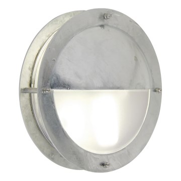 Nordlux - Outdoor wall light MALTA 1xE27/60W/230V IP54 silver