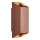 Nordlux - Outdoor wall light NICO 2xGU10/25W/230V IP54 brown