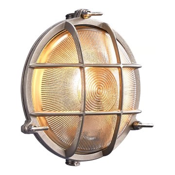 Nordlux - Outdoor wall light POLPERRO 1xE27/12,5W/230V IP64 grey
