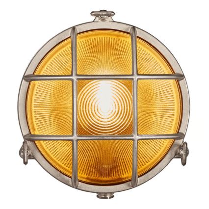 Nordlux - Outdoor wall light POLPERRO 1xE27/12,5W/230V IP64 grey