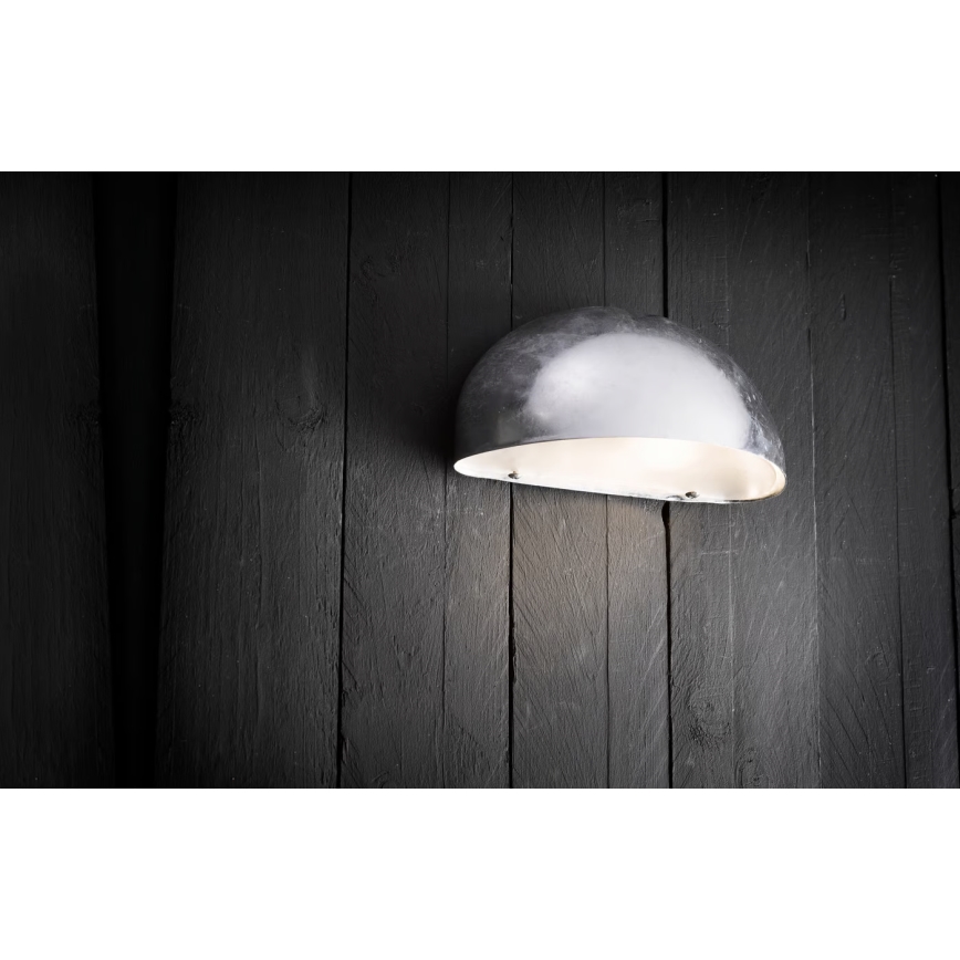 Nordlux - Outdoor wall light SCORPIUS 1xE14/40W/230V IP33 silver