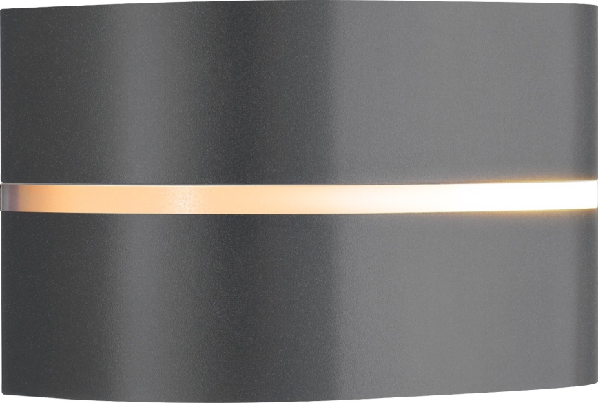 Nordlux - Outdoor wall light SIBELIS 1xE27/10W/230V IP44 anthracite
