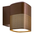 Nordlux - Outdoor wall light SIDARA 1xE27/15W/230V IP54 brown