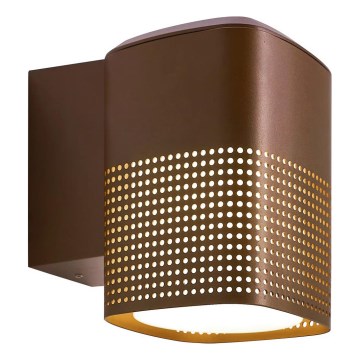 Nordlux - Outdoor wall light SIDARA 1xE27/15W/230V IP54 brown