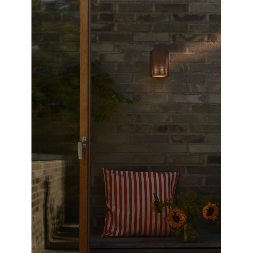 Nordlux - Outdoor wall light SIDARA 1xE27/15W/230V IP54 brown