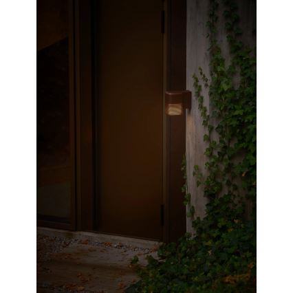 Nordlux - Outdoor wall light SIDARA 1xE27/15W/230V IP54 brown