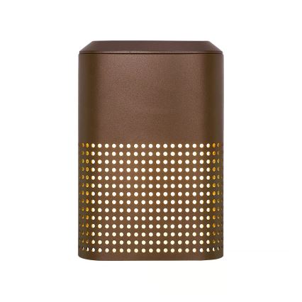 Nordlux - Outdoor wall light SIDARA 1xE27/15W/230V IP54 brown