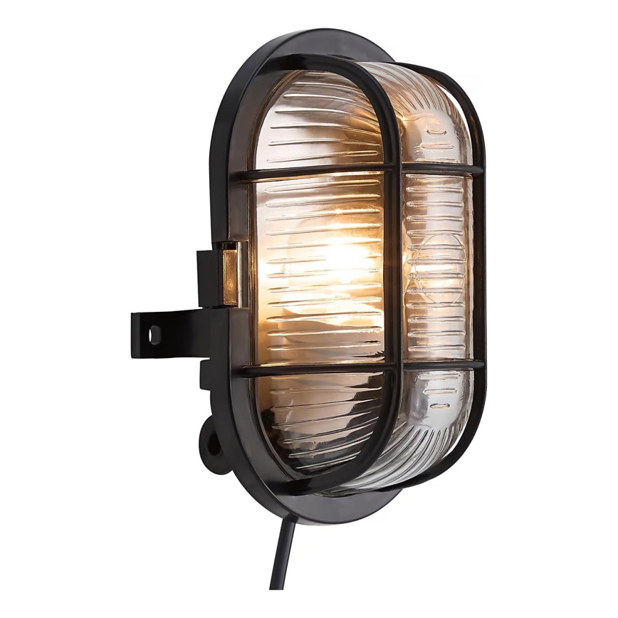 Nordlux - Outdoor wall light SKOTLAMPE 1xE27/60W/230V IP44 black