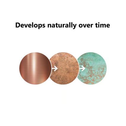 Nordlux - Outdoor wall light with a sensor BLOKHUS 1xE27/60W/230V IP54 copper