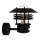 Nordlux - Outdoor wall light with sensor VEJERS 1xE27/60W/230V IP54 black