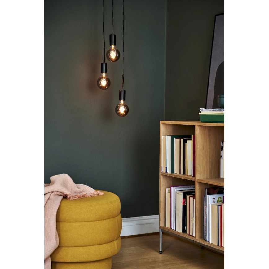 Nordlux - PACO 3-Light Cable Pendant, 3xE27/25W/230V, Black