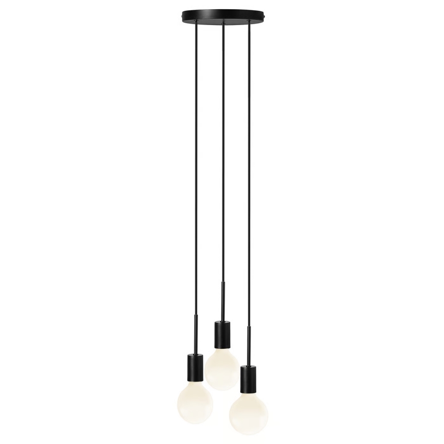 Nordlux - PACO 3-Light Cable Pendant, 3xE27/25W/230V, Black