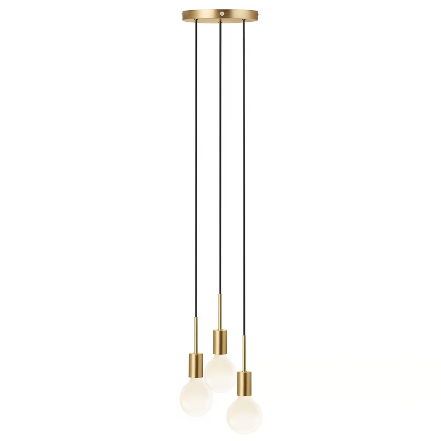 Nordlux - PACO cable pendant 3xE27/25W/230V brass