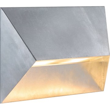 Nordlux - PONTIO Outdoor Wall Light 2xGU10/25W/230V IP54 Silver