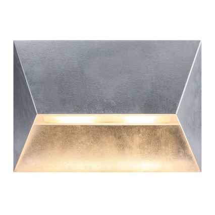 Nordlux - PONTIO Outdoor Wall Light 2xGU10/25W/230V IP54 Silver