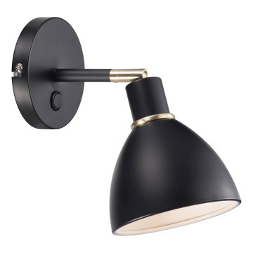 Nordlux - RAY Wall Light 1xE14/25W/230V Black