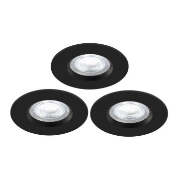 Nordlux - SET 3x LED RGB Dimmable bathroom recessed light DON SMART LED/4,7W/230V 2200-6500K IP65